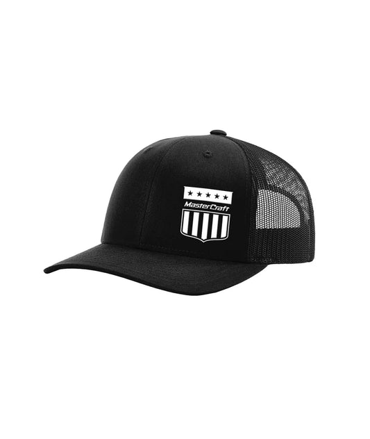 SHIELD SNAPBACK TRUCKER HAT