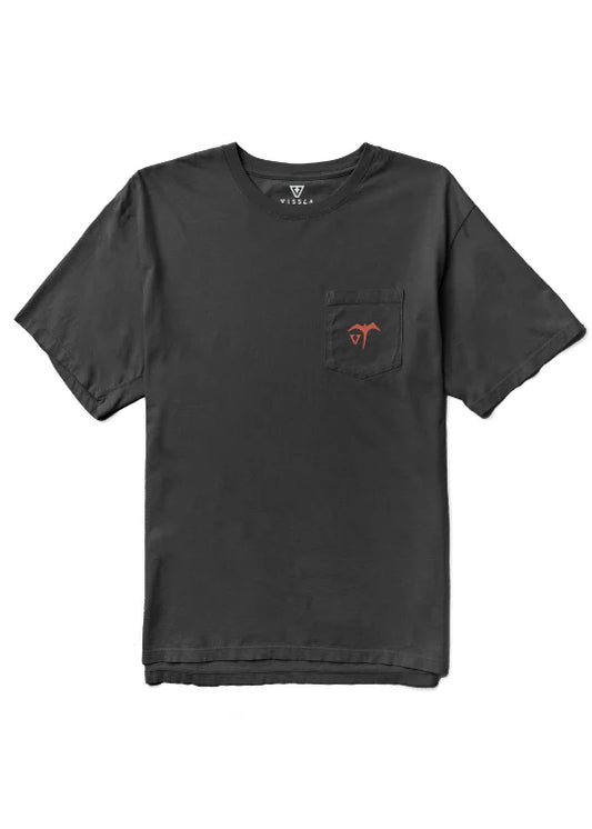 MIYASHIRO I'IWI BIRD POCKET TEE