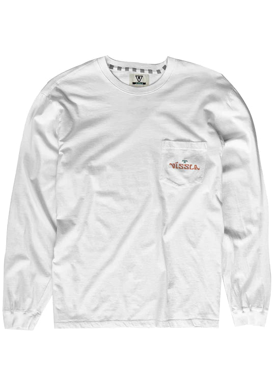 WEST WINDS LS POCKET TEE