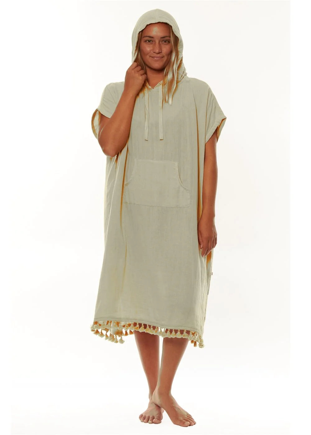 SUNNY SIDE HOODED COVER-UP